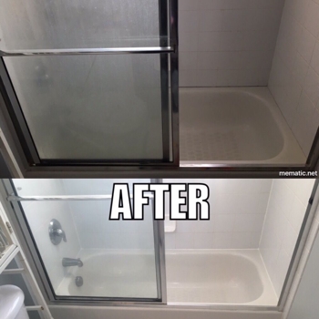 Silicone Caulking Before & Afters