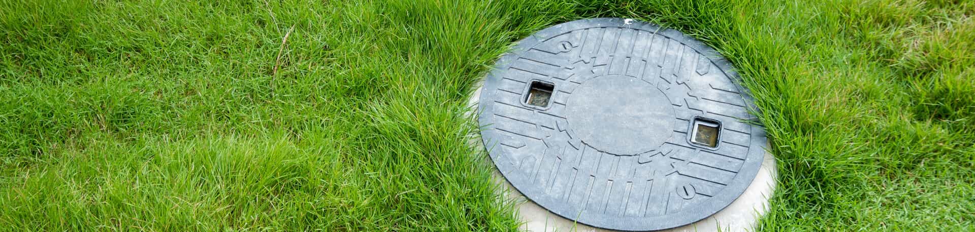Do all homes have septic tanks? Look for a septic tank cover in the ground